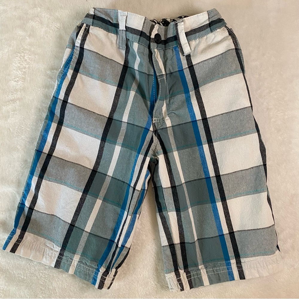 Shaun White Green Plaid Shorts Size 10